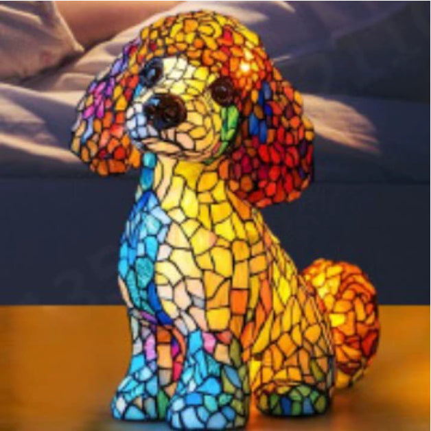 Animal Resin Night Light | Dog, Cat & Owl Designs
