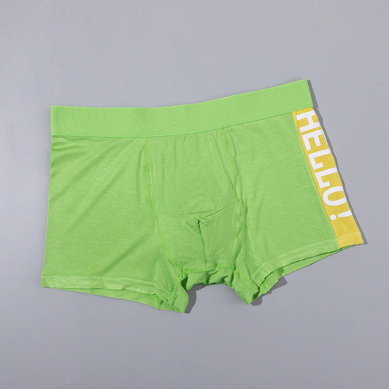 Men's Modal Boxer Briefs – Antibacterial Quick-Dry Mid-Waist 7 Colours