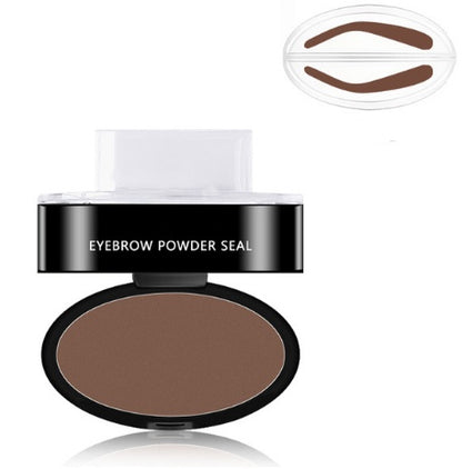 Eyebrow Stamp Powder Kit – Waterproof, 3 Shapes & Shades, Multi-Pack