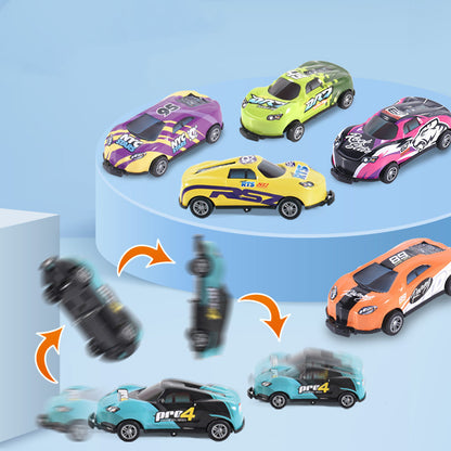 Alloy Pull-Back Flip Stunt Racing Cars - Kids Toy Car Set