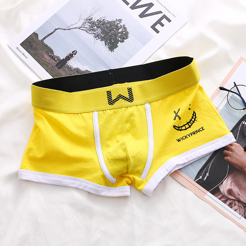 Men's Cotton Boxer Briefs – Breathable Mid-Waist Underwear