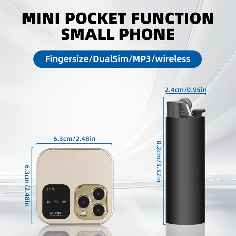 2G Foldable Feature Phone | Dual SIM Travel & Backup Handset