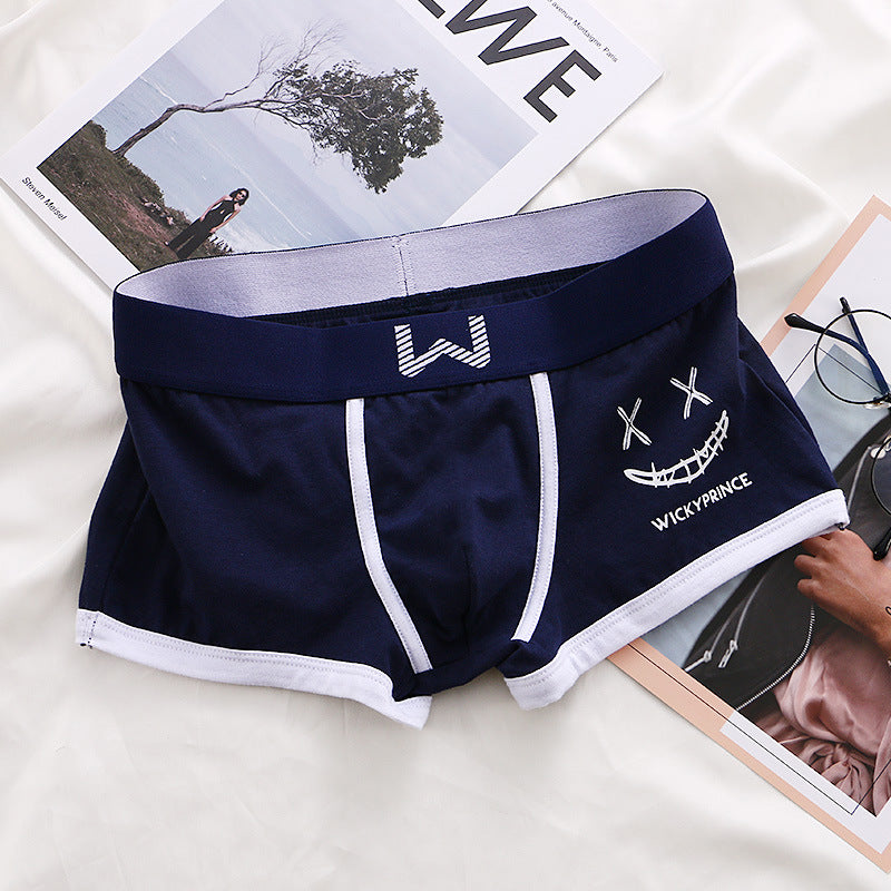 Men's Cotton Boxer Briefs – Breathable Mid-Waist Underwear