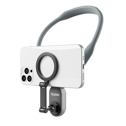 Magnetic Silicone Phone Neck Mount with Quick Release