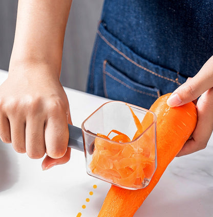 Stainless Steel Vegetable Peeler — Ergonomic PP Handle, Sharp Single-Blade Design