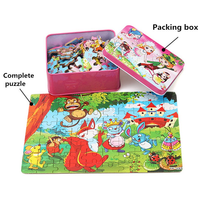 Children's Wooden Jigsaw Puzzle 21 Designs Ages 3+ - JParker Collections