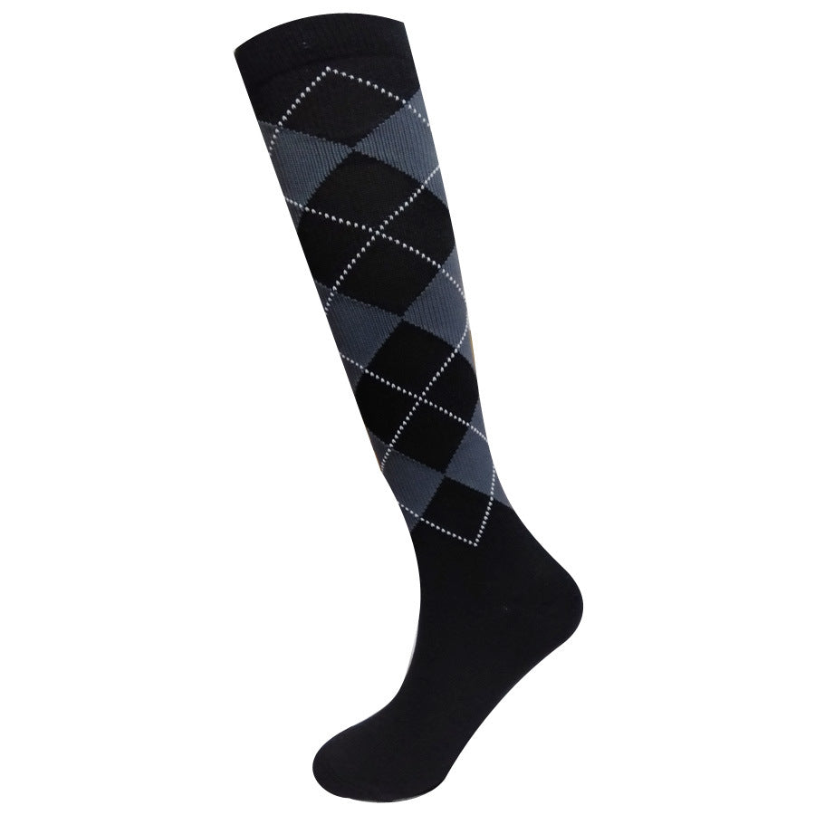 Men's Nylon Jacquard Compression Socks – Sports & Leg Support