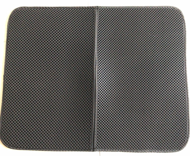 Waterproof Cat Litter Mat – EVA Honeycomb Double Layer | Foldable | Sizes XS–L