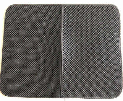 Waterproof Cat Litter Mat – EVA Honeycomb Double Layer | Foldable | Sizes XS–L