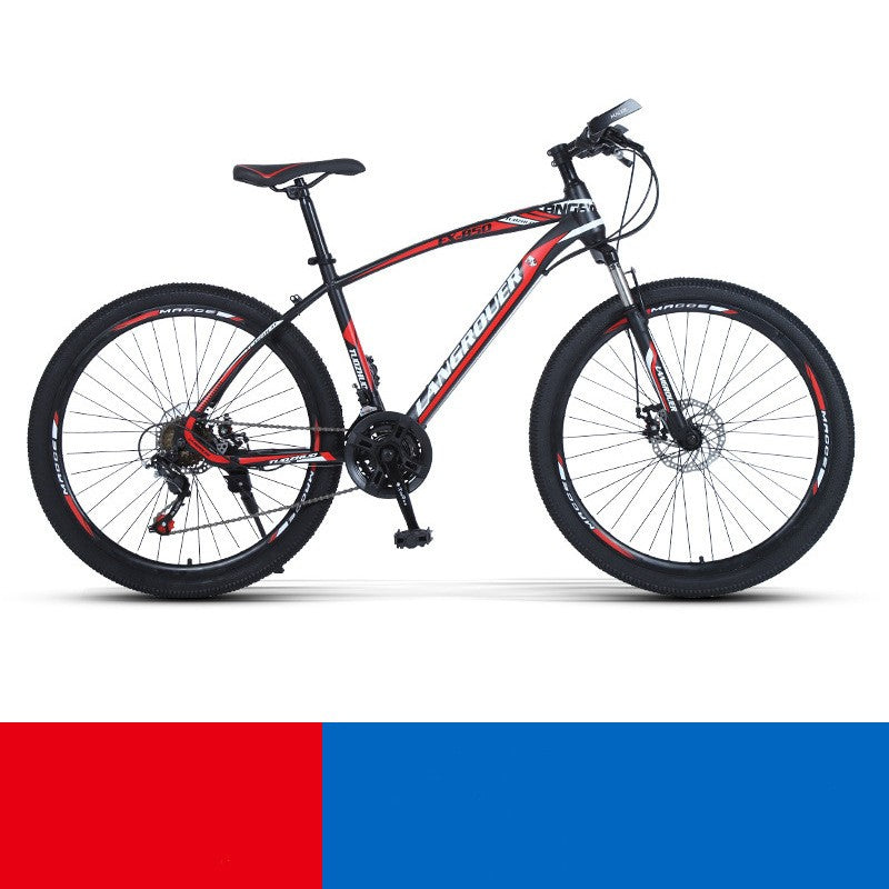 Mountain Bike – Carbon Steel Double Disc Brake Variable Speed Cross-Country