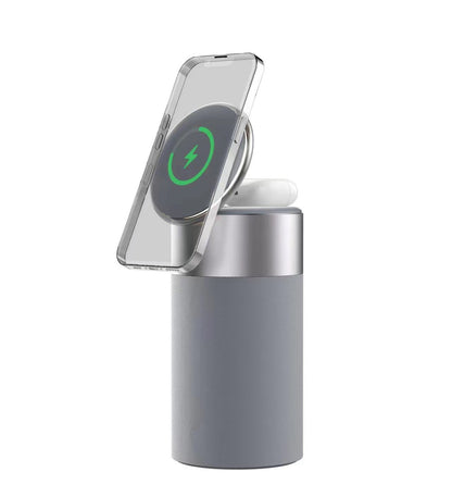 4-in-1 Bluetooth 5.0 Speaker | Qi Wireless Charger | Touch Lamp | Phone Holder