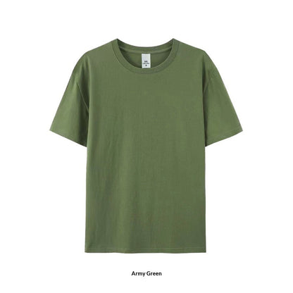 Unisex Drop Shoulder Cotton T-Shirt | XS–6XL