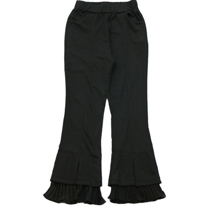 Women's High Waist Mesh Splice Cropped Trousers - Smart Casual