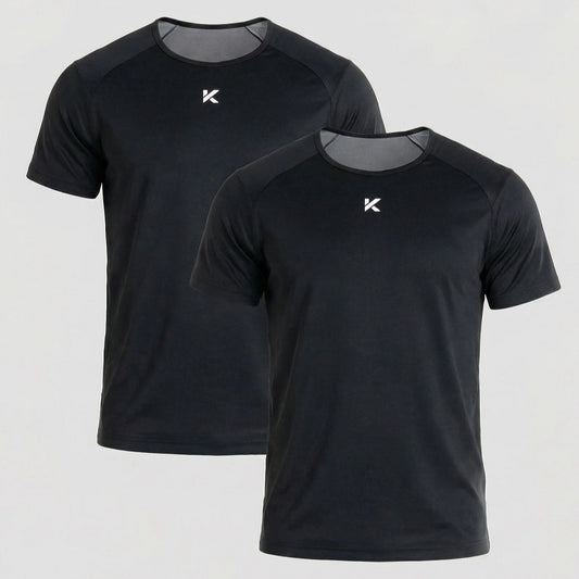 Men's Pro Sauna Sweat Shirt 2-Pack - Workout Top for Weight Loss S-4XL