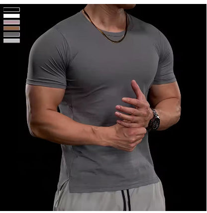 Men's High-Stretch Mesh Sports T-Shirt | Graphic Print | XXS–6XL