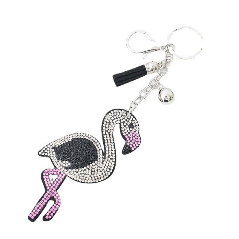 Crystal Tassel Keychain | Korean Fashion Alloy Bag Charm | 4 Colours