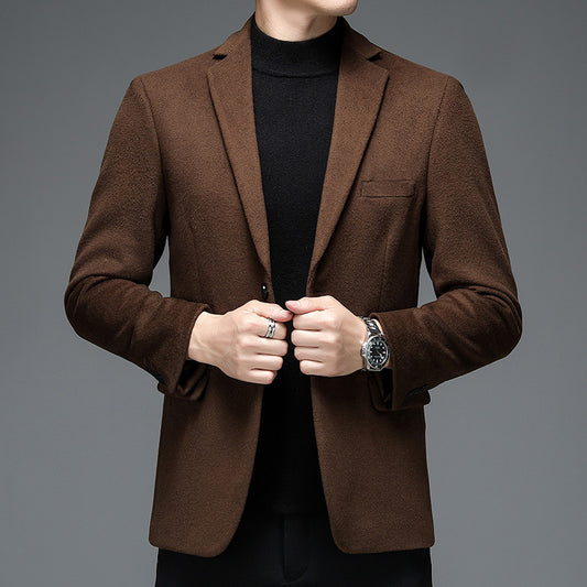 Men's Wool Blend Smart-Casual Coat – Relaxed Fit | 165–190cm
