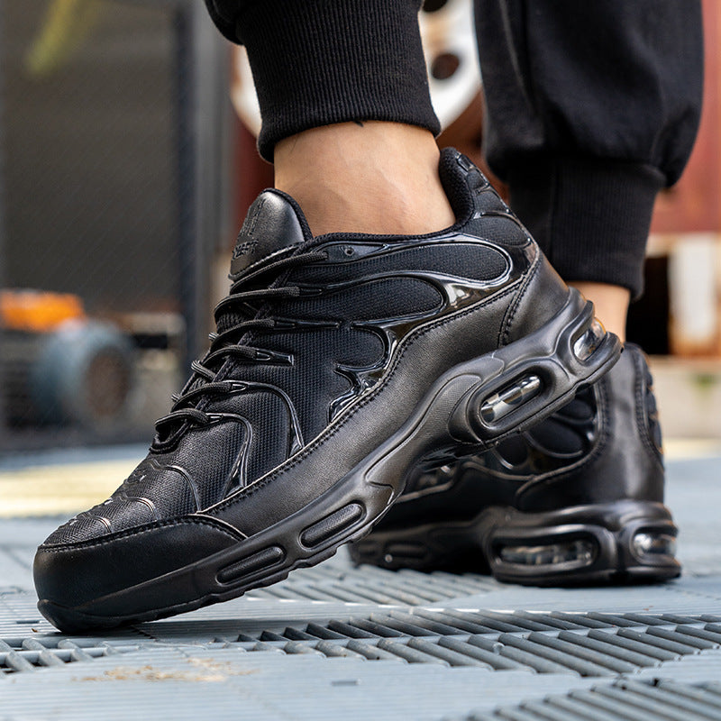 Men's Leather Low-Top Steel Toe Cap Safety Trainer