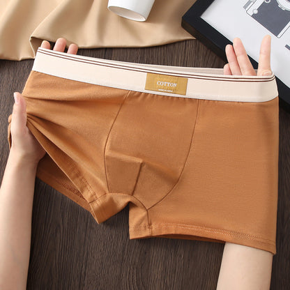 Men's Pure Cotton Mid-Rise Boxer Shorts