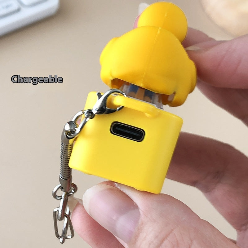 Children's Sound-Emitting Duck Decompression Button Toy