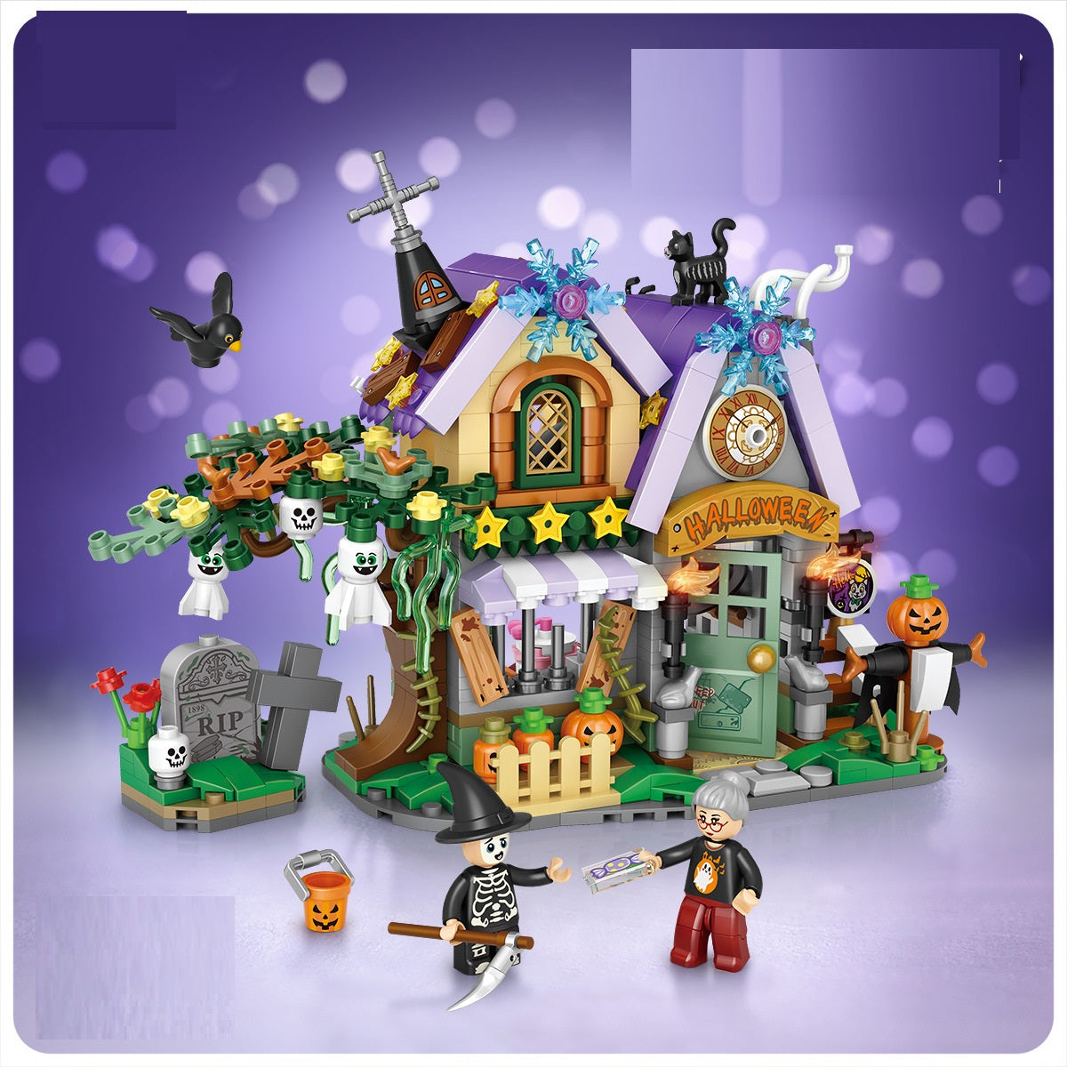 783-Piece Halloween Building Blocks Set