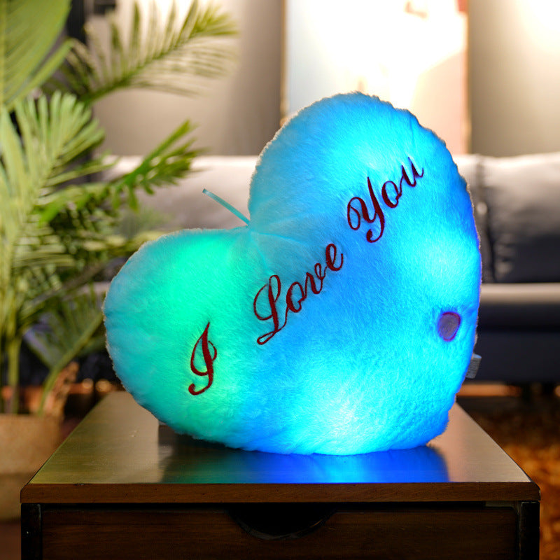 Glow-in-the-Dark Star Plush Pillow | LED Light Up | Gift