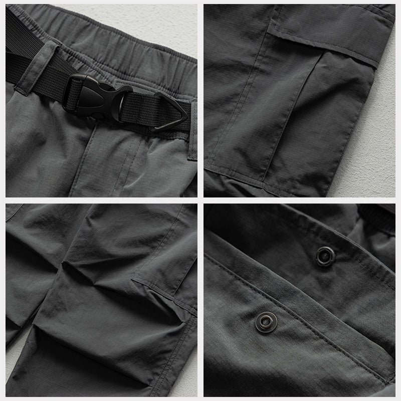 Men's Straight-Leg Smart-Casual Trousers | Army Green, Grey & Black | M-3XL