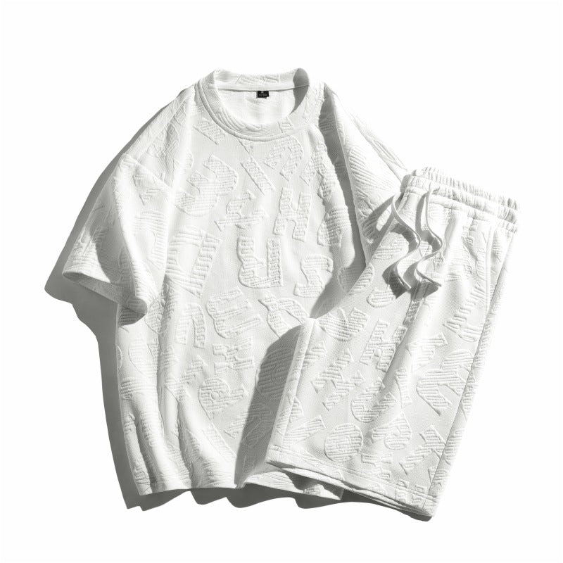 Men's Sports T-Shirt & Shorts Co-ord Set | Polyester Spandex
