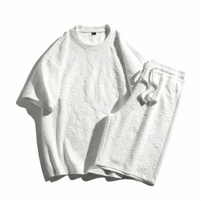 Men's Sports T-Shirt & Shorts Co-ord Set | Polyester Spandex