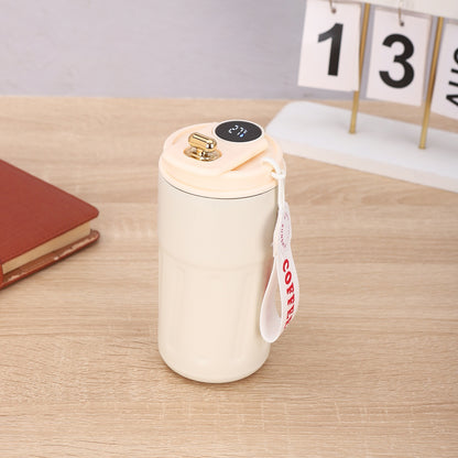 Smart Digital Insulated Tumbler — 316 Stainless Steel Vacuum Flask, 450ml