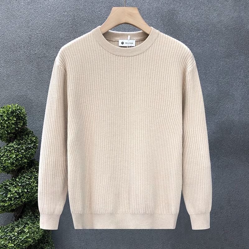 Men's Rabbit Hair Blend Knit Sweater | Extra Thick
