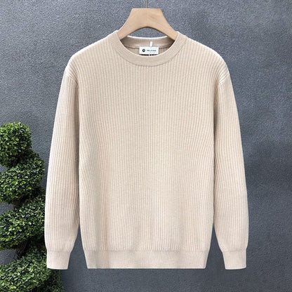 Men's Rabbit Hair Blend Knit Sweater | Extra Thick