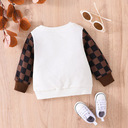 Toddler Plaid Sweatshirt | Long Sleeve Kids Top 70–100cm
