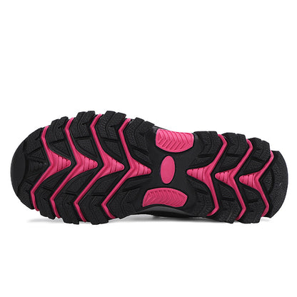 Breathable PU Mesh Low-Top Hiking Trainers - PHYLON Midsole Lace-Up
