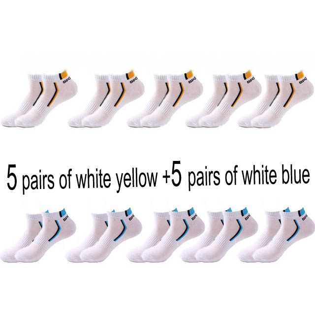 Men’s Cotton Moisture-Wicking Sports Socks – Single & 5-Pair Packs