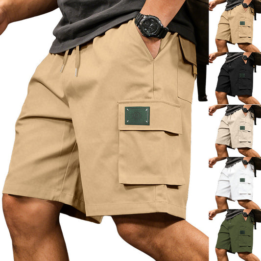 Men's Loose Fit Multi-Pocket Casual Shorts | Elastic Waist S-3XL