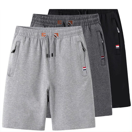 Men's Knitted Sports Shorts | Polyester Relaxed Fit M-4XL