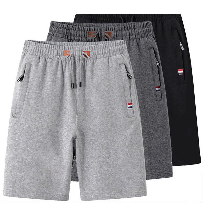 Men's Knitted Sports Shorts | Polyester Relaxed Fit M-4XL