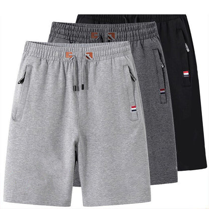 Men's Knitted Sports Shorts | Polyester Relaxed Fit M-4XL