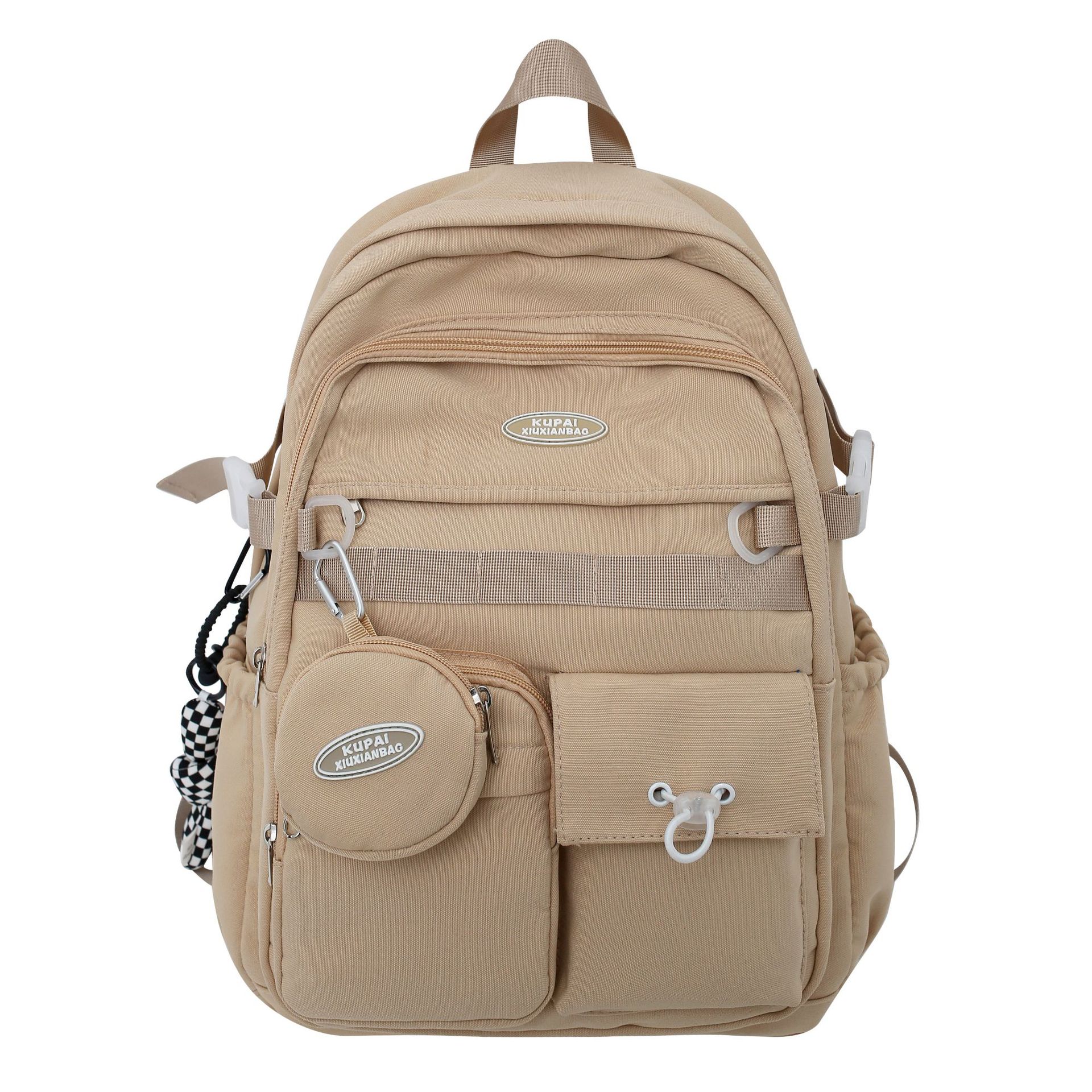 Unisex College Backpack – 36–55L Waterproof Nylon Laptop Bag