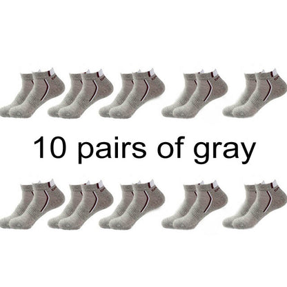 Men’s Cotton Moisture-Wicking Sports Socks – Single & 5-Pair Packs