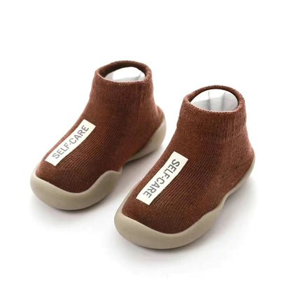 Baby & Toddler Soft-Sole Non-Slip Indoor Shoes | Breathable Cotton Letter Print Shoes