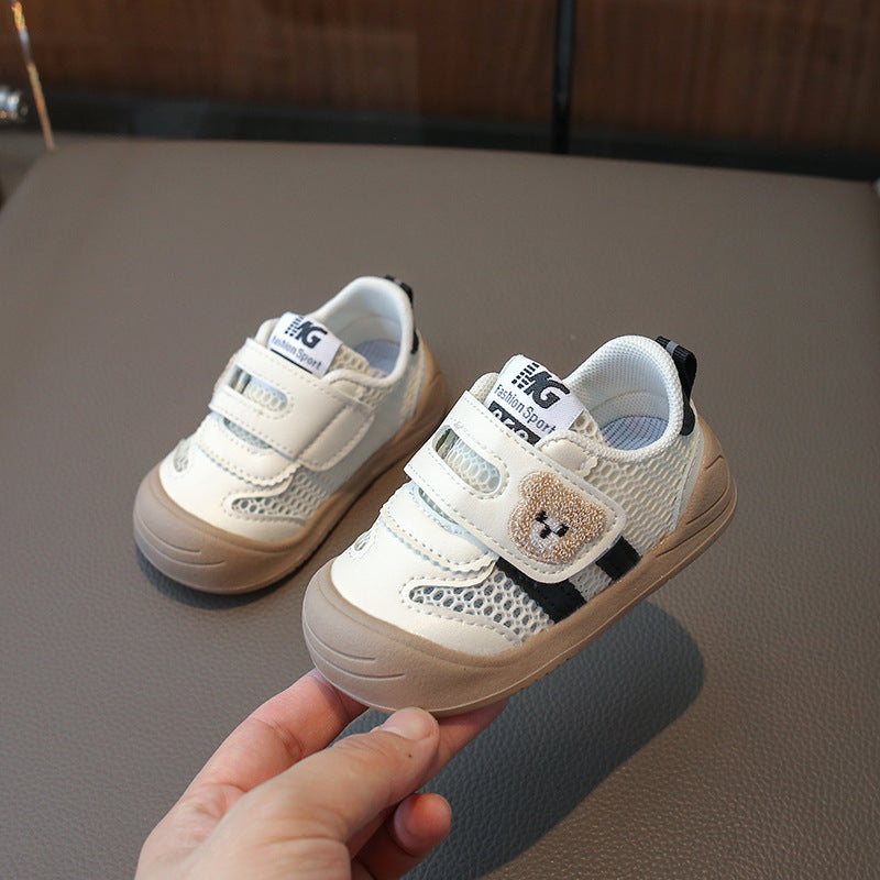Baby & Toddler Breathable Mesh Shoes – Animal Print Velcro
