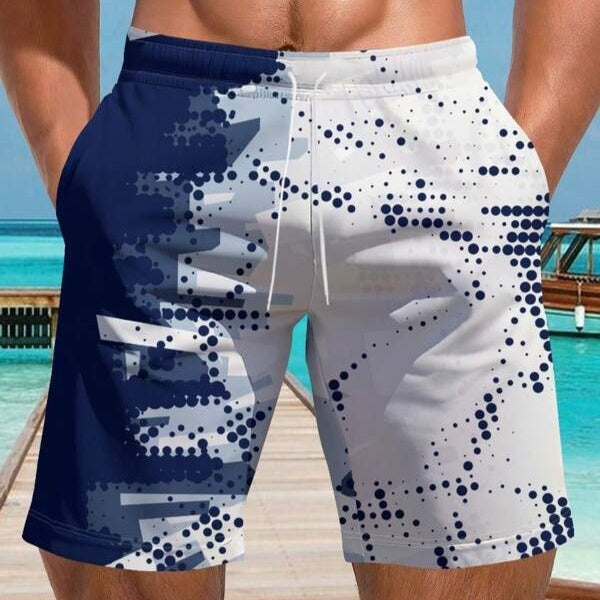 Men's Printed Casual Sports Shorts