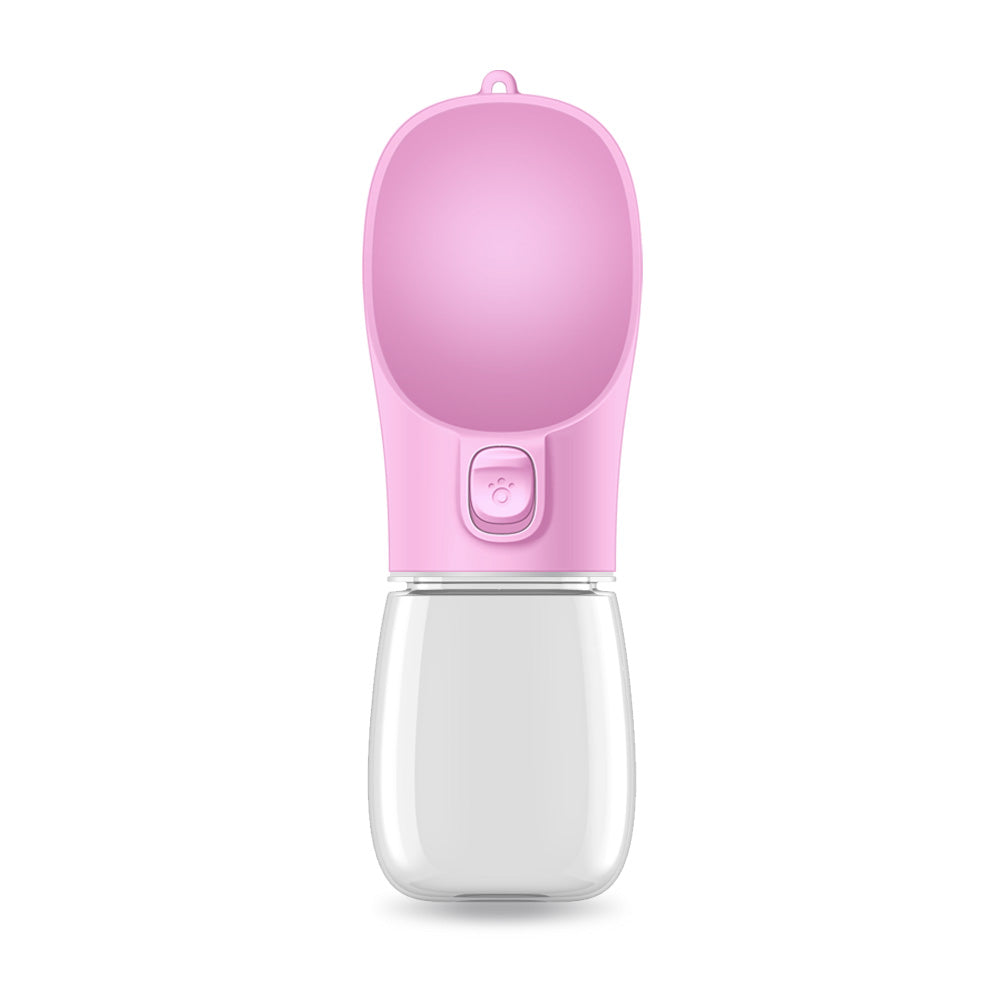Portable Pet Water Bottle | Button-Press Dog & Cat Drinking Cup