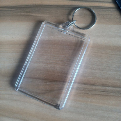 Clear Acrylic Keychain Blank | 16 Shapes | DIY Craft