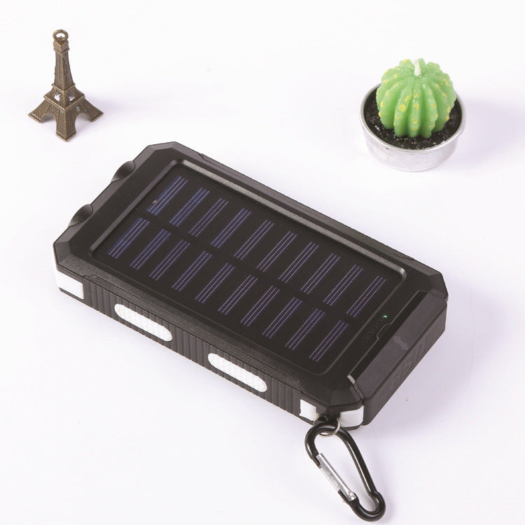 Waterproof Solar Power Bank with Compass – Rugged Outdoor Charging 5 Colours