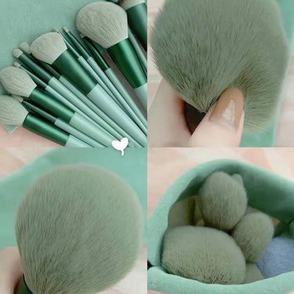 13-Piece Makeup Brush Set – Soft Fibre Bristles, Choice of Packaging