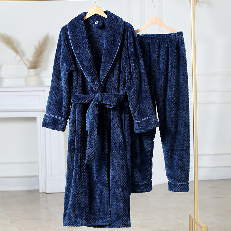 Women's Flannel Pyjama Set | Nightgown & Trousers