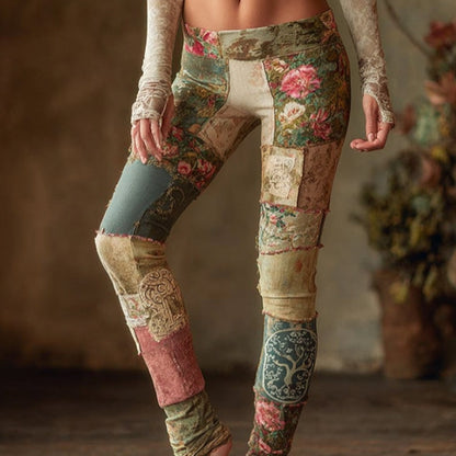 Women's Digital Print Yoga Leggings | 3D Artistic Pattern | S–3XL